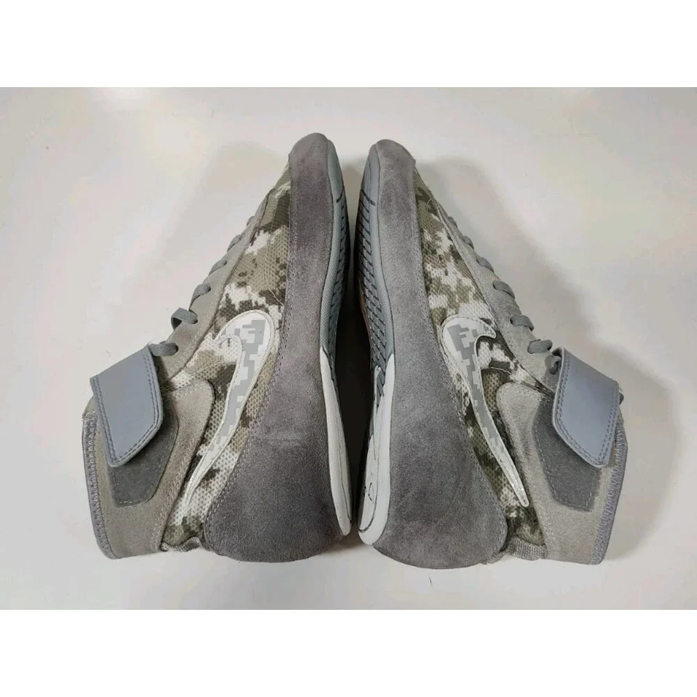 Nike Speedsweep VII Wrestling Shoes Men's 9.5  Gray Digital Camo 366683-003 MMA - Picture 6 of 10